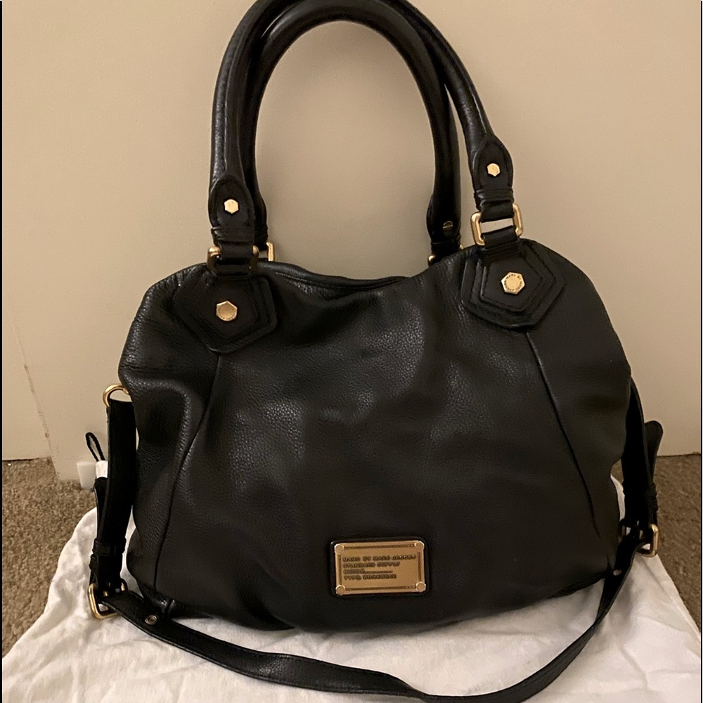 Marc by Marc Jacobs Classic Q Fran Satchel Handbag in Black